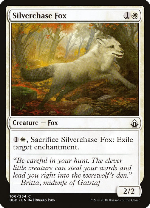 Silverchase Fox  (Foil)