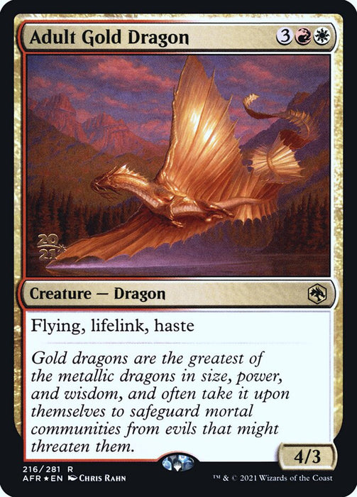 Adult Gold Dragon  (Foil)