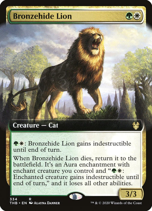 Bronzehide Lion  - Extended Art (Foil)