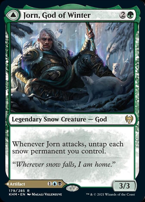 Jorn, God of Winter // Kaldring, the Rimestaff  - Legendary - Snow