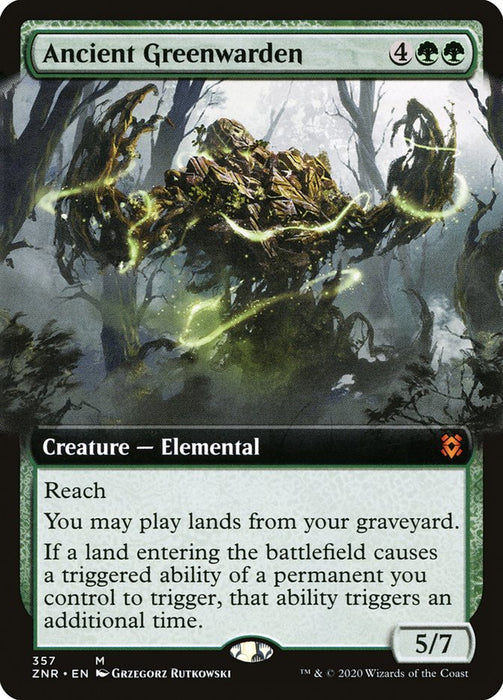 Ancient Greenwarden  - Extended Art (Foil)