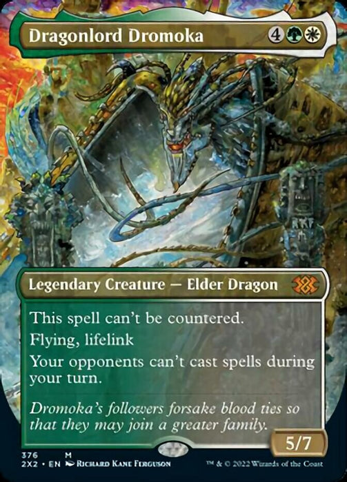 Dragonlord Dromoka - Borderless  - Legendary - Inverted