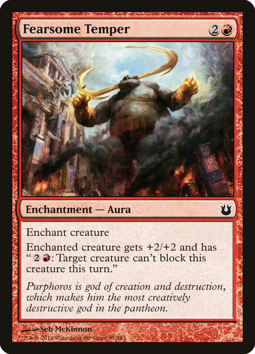 Fearsome Temper  (Foil)