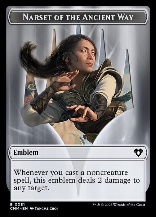 Narset of the Ancient Way Emblem (Foil)