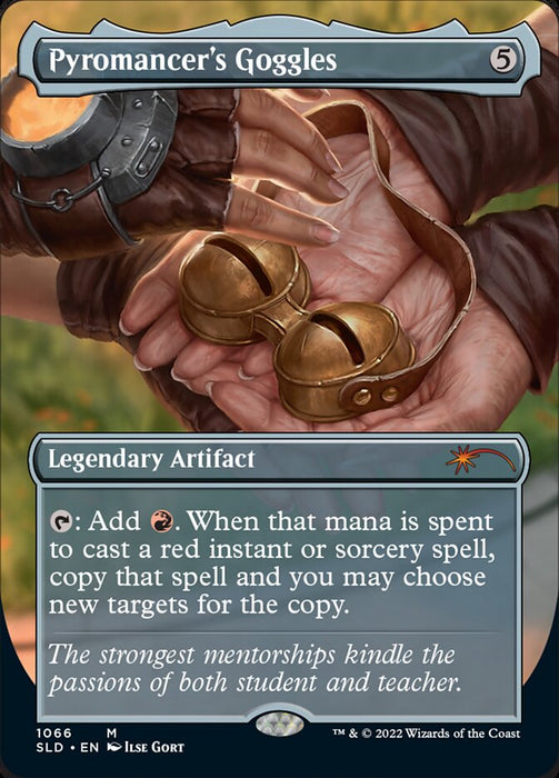 Pyromancer's Goggles - Borderless - Full Art - Legendary- Inverted