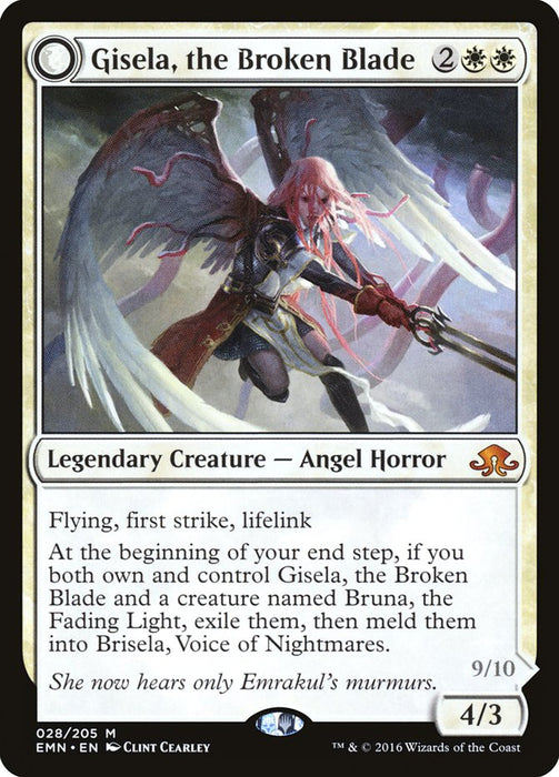 Gisela, the Broken Blade // Brisela, Voice of Nightmares  - Mooneldrazidfc (Foil)