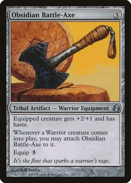 Obsidian Battle-Axe  (Foil)
