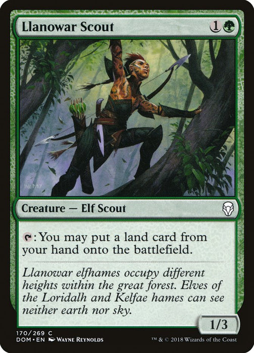 Llanowar Scout  (Foil)
