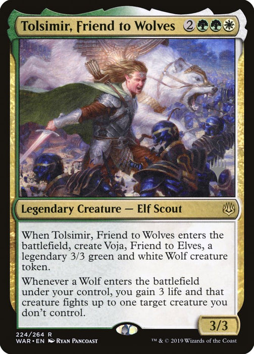 Tolsimir, Friend to Wolves  - Legendary (Foil)