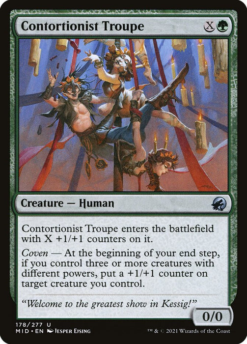 Contortionist Troupe  (Foil)