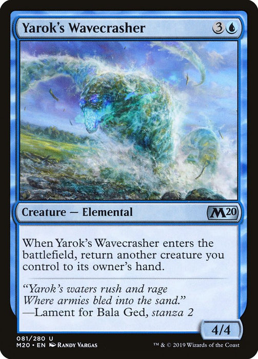 Yarok's Wavecrasher  (Foil)