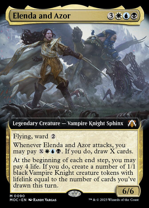 Elenda and Azor - Legendary- Extended Art- Extended Art