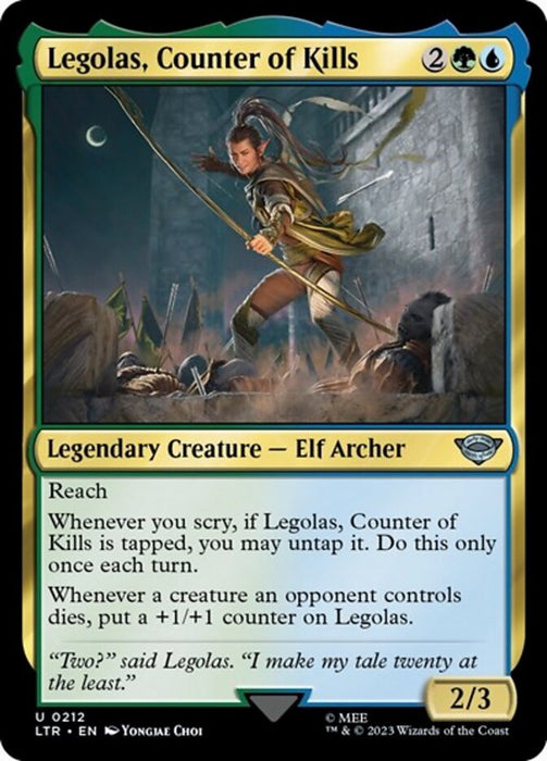 Legolas, Counter of Kills - Legendary (Foil)
