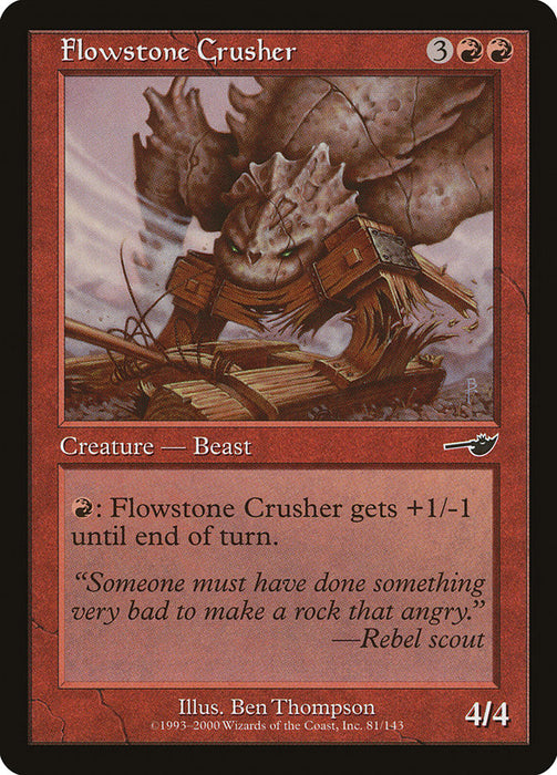 Flowstone Crusher  (Foil)