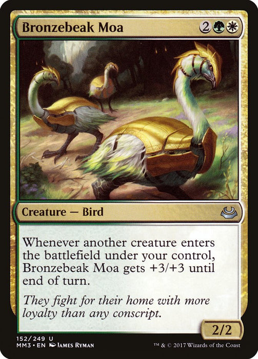 Bronzebeak Moa  (Foil)