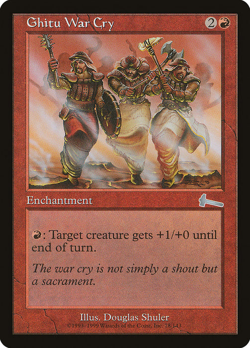 Ghitu War Cry  (Foil)