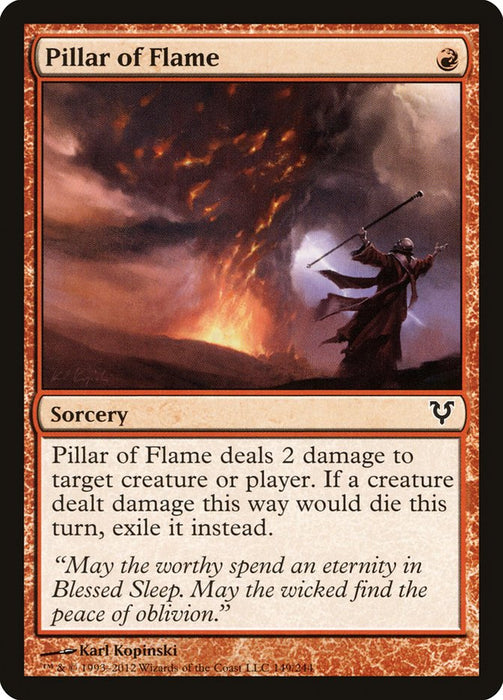 Pillar of Flame  (Foil)