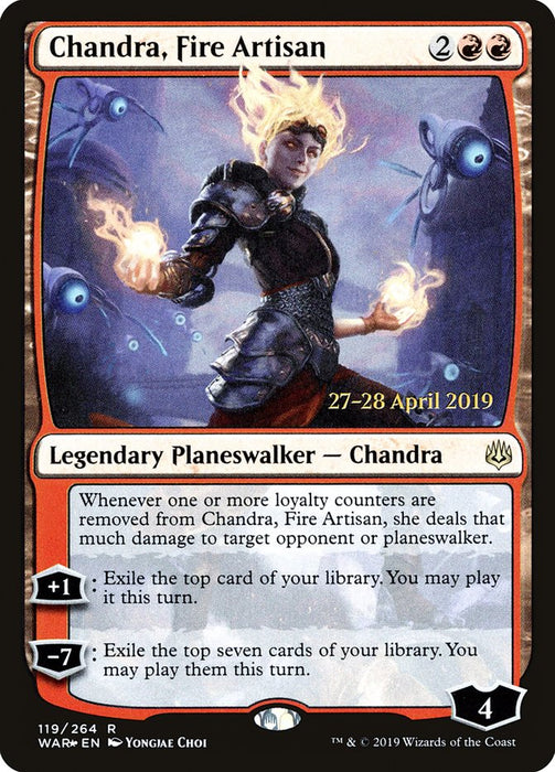 Chandra, Fire Artisan  (Foil)