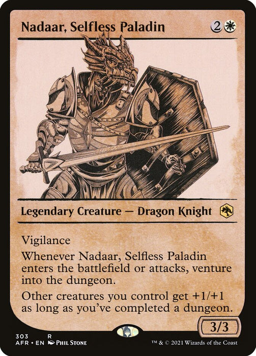 Nadaar, Selfless Paladin  - Showcase - Legendary (Foil)