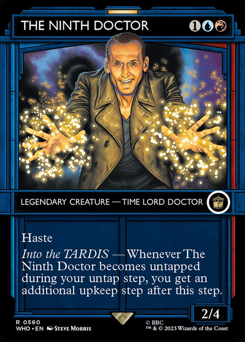 The Ninth Doctor - Borderless - Showcase- Legendary- Inverted