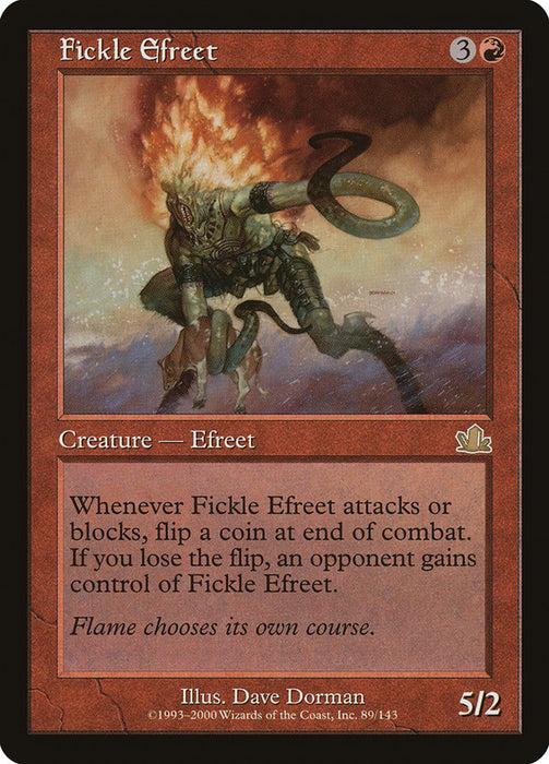 Fickle Efreet  (Foil)