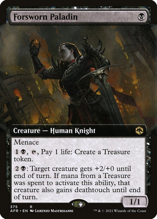 Forsworn Paladin  - Extended Art (Foil)