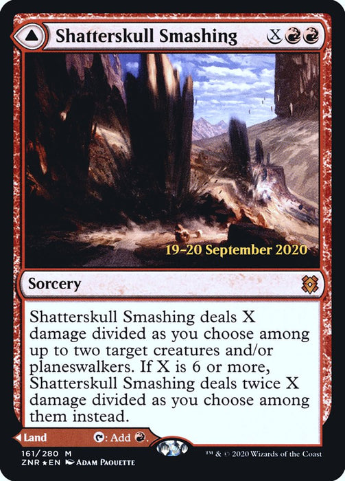 Shatterskull Smashing // Shatterskull, the Hammer Pass  (Foil)