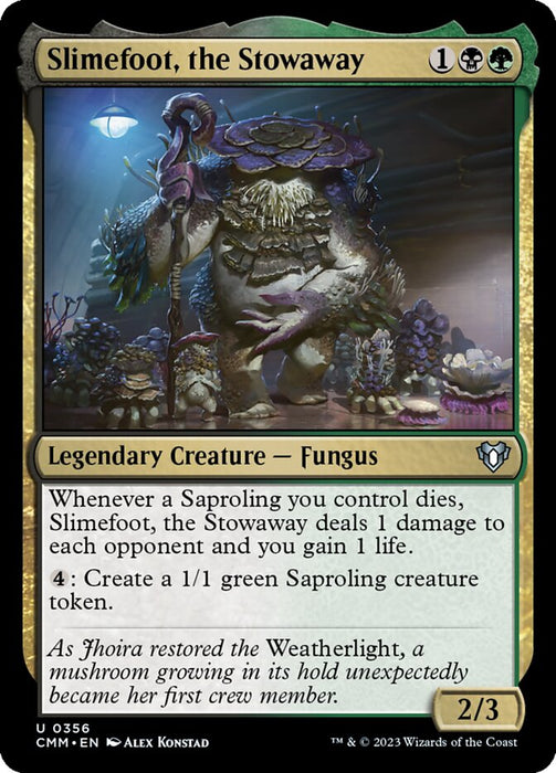 Slimefoot, the Stowaway - Legendary (Foil)
