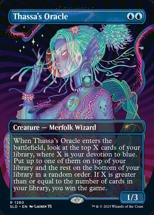 Thassa's Oracle - Borderless - Full Art - Inverted