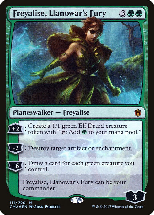 Freyalise, Llanowar's Fury  (Foil)