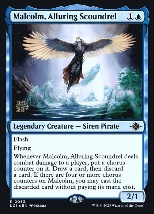 Malcolm, Alluring Scoundrel - Legendary (Foil)