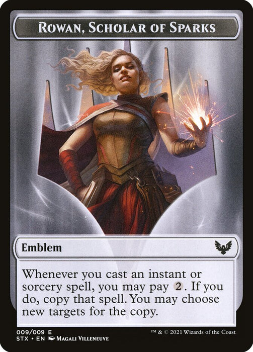 Rowan, Scholar of Sparks Emblem  (Foil)