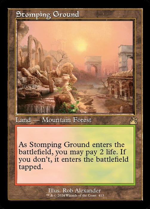 Stomping Ground - Retro Frame (Foil)