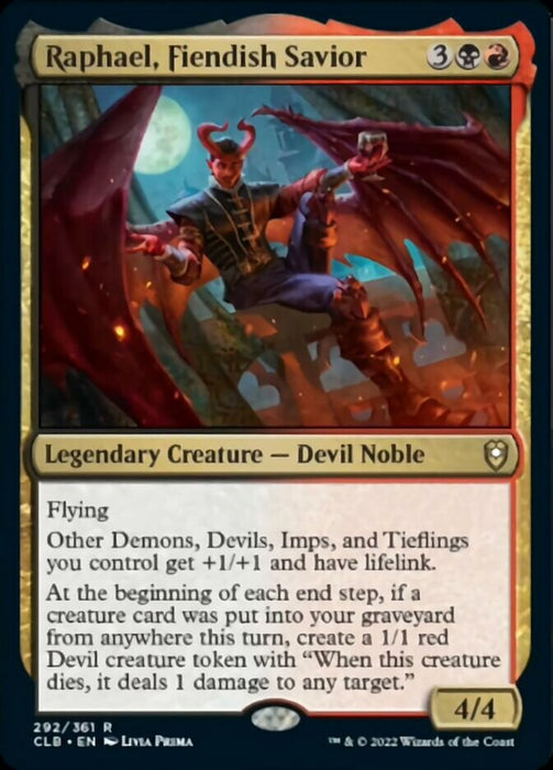 Raphael, Fiendish Savior  - Legendary (Foil)