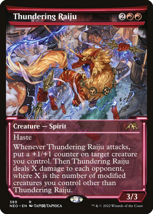 Thundering Raiju - Showcase- Inverted
