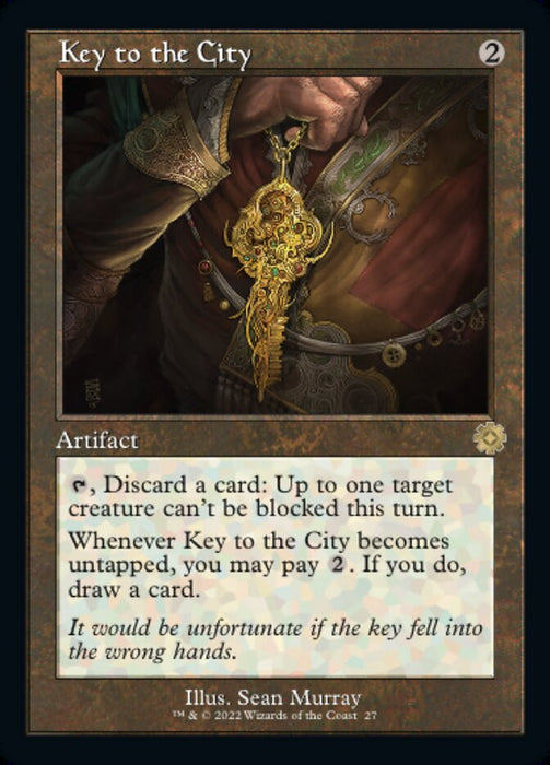 Key to the City - Retro Frame (Foil)