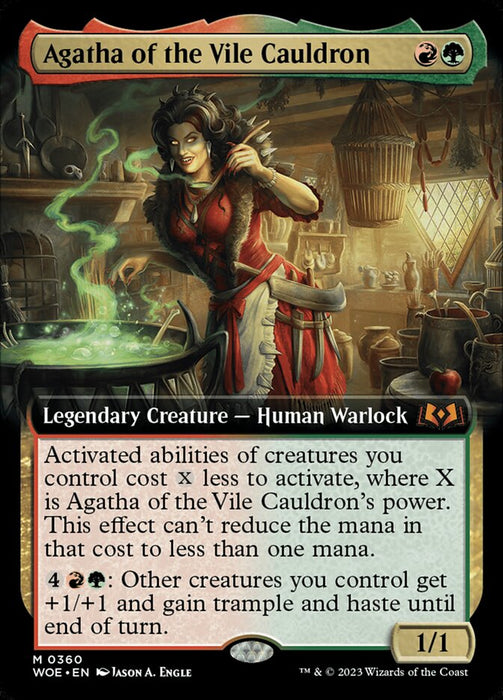 Agatha of the Vile Cauldron - Legendary- Extended Art (Foil)