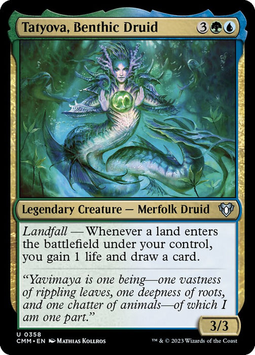 Tatyova, Benthic Druid - Legendary (Foil)