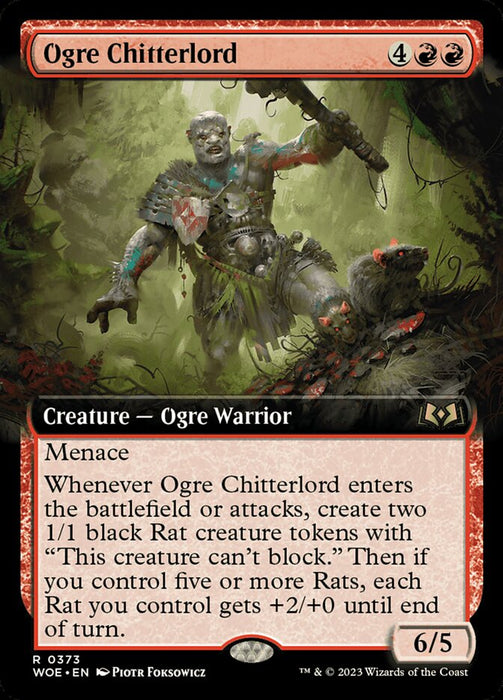 Ogre Chitterlord - Extended Art (Foil)