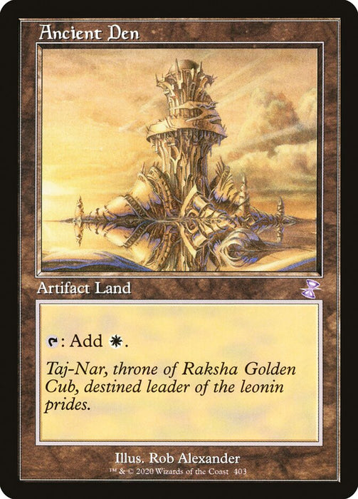 Ancient Den - Retro Frame  (Foil)