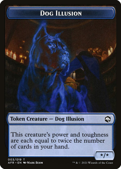 Dog Illusion  (Foil)