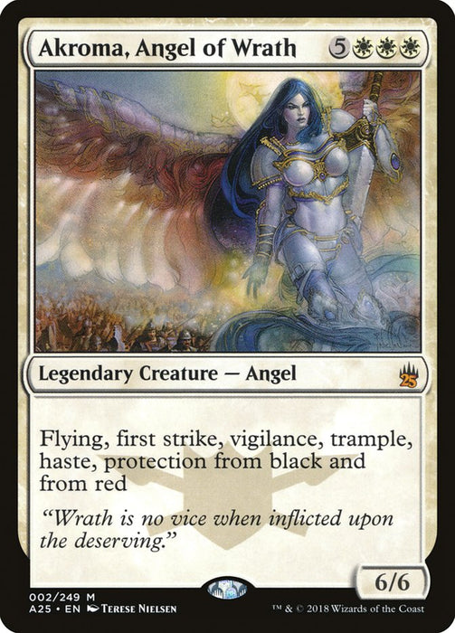 Akroma, ange de la colère (feuille)