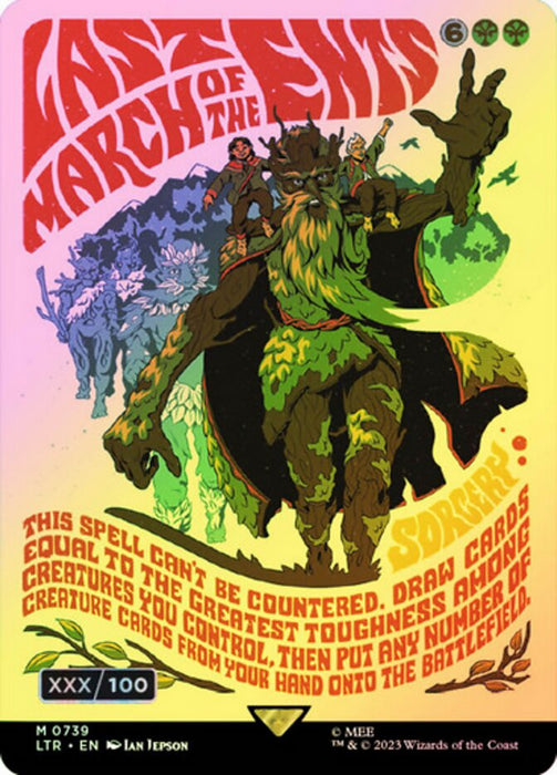 Last March of the Ents - Borderless - Full Art (Foil)