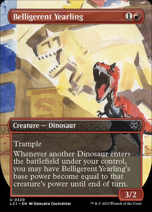 Belligerent Yearling - Borderless (Foil)