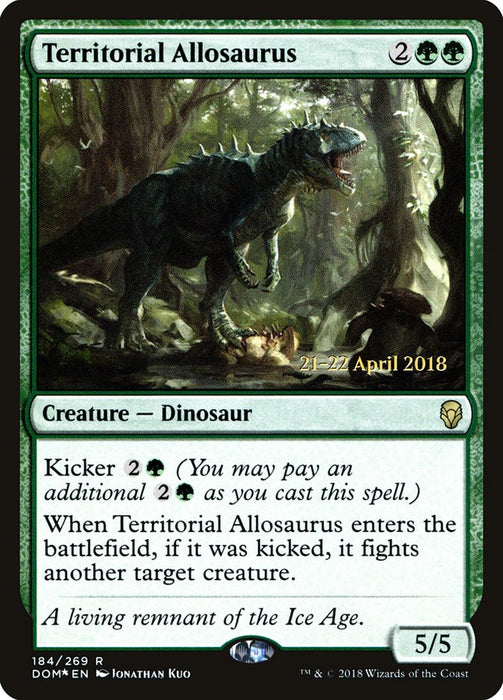 Territorial Allosaurus  (Foil)