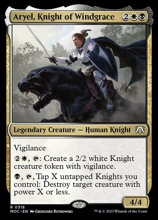 Aryel, Knight of Windgrace - Legendary