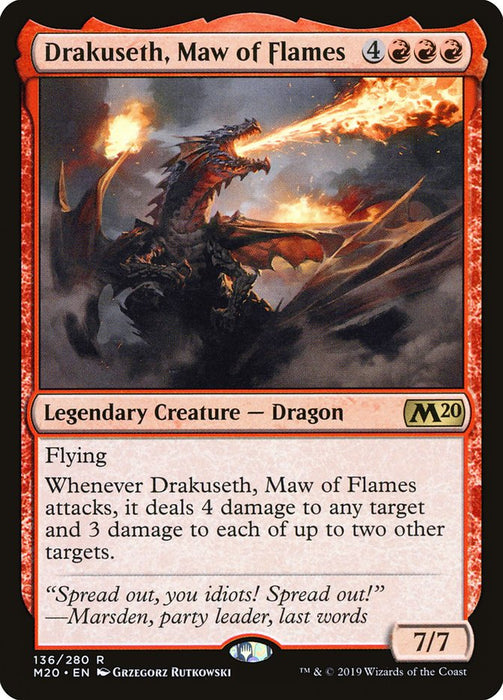 Drakuseth, Maw of Flames  - Legendary (Foil)