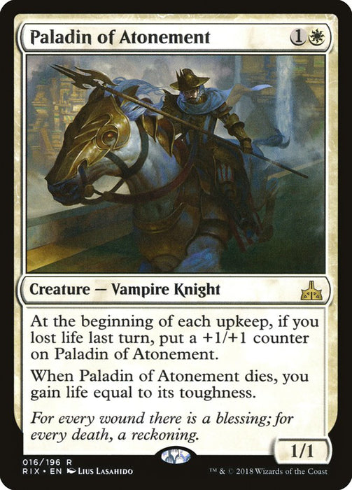 Paladin of Atonement  (Foil)