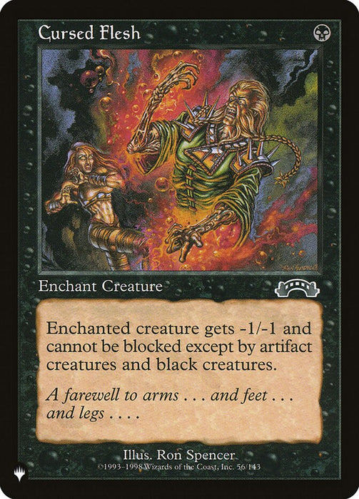 Cursed Flesh - Retro Frame