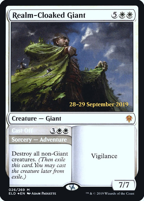 Realm-Cloaked Giant // Cast Off  (Foil)